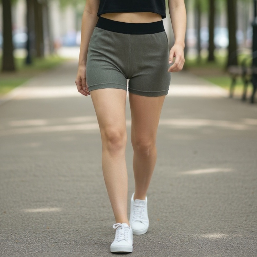 Free People Prajna Shorts In Green